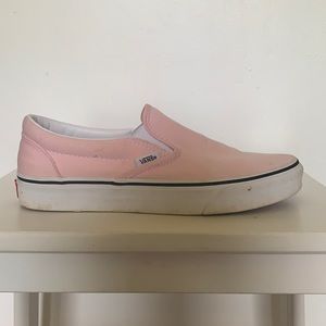 Women’s Pink Slip-on Vans